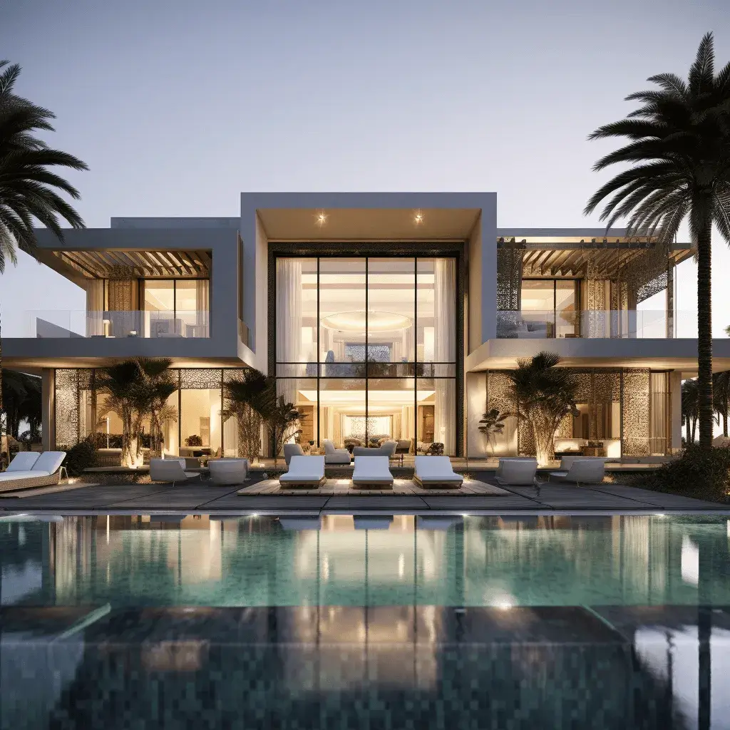 luxury villa architect Dubai